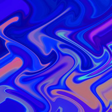 Yağlı boya çizgileri olan sıvı soyut arkaplan