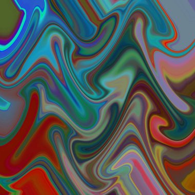 yağlı boya çizgileri ile mermer ve sıvı soyut arka plan