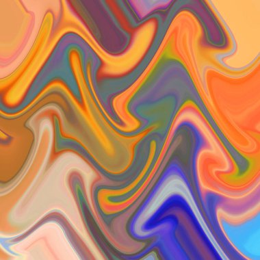 yağlı boya çizgileri ile mermer ve sıvı soyut arka plan