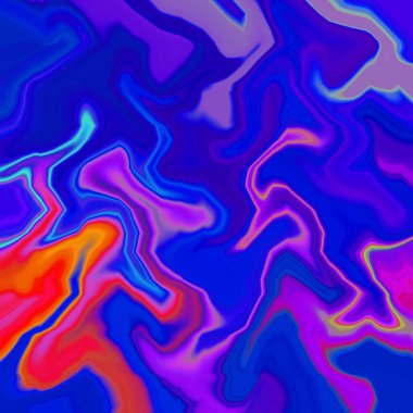 yağlı boya çizgileri ile mermer ve sıvı soyut arka plan