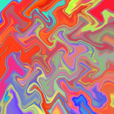 yağlıboya çizgiler ve suluboya ile süper sıvı soyut arka plan