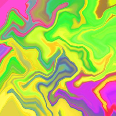 Yağlı boya çizgileri olan sıvı soyut arkaplan