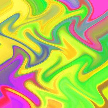 Yağlı boya çizgileri olan sıvı soyut arkaplan