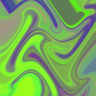 Yağlı boya çizgileri olan sıvı soyut arkaplan