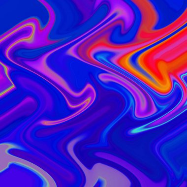 Renkli çizgiler ve dalgalarla soyut arkaplan
