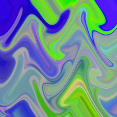 Yağlı boya çizgileri olan sıvı soyut arkaplan