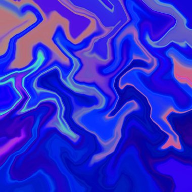 Renkli dalgalarla soyut arkaplan