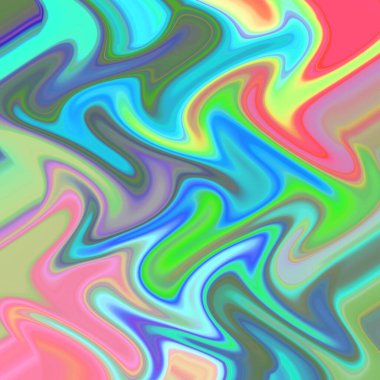 yağlı boya çizgileri ile mermer ve sıvı soyut arka plan