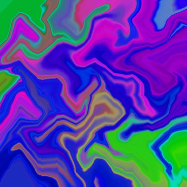 Yağlı boya çizgileri olan sıvı soyut arkaplan