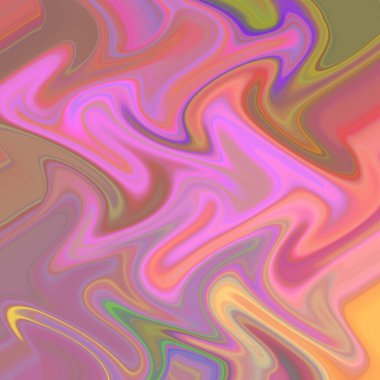 Yağlı boya çizgileri olan sıvı soyut arkaplan