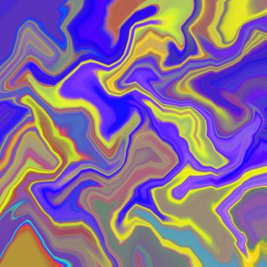 Yağlı boya çizgileri olan sıvı soyut arkaplan