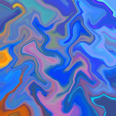 yağlıboya çizgiler ve suluboya ile süper sıvı soyut arka plan