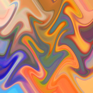 Yağlı boya çizgileri ve mermer dokusuyla sıvı soyut arkaplan