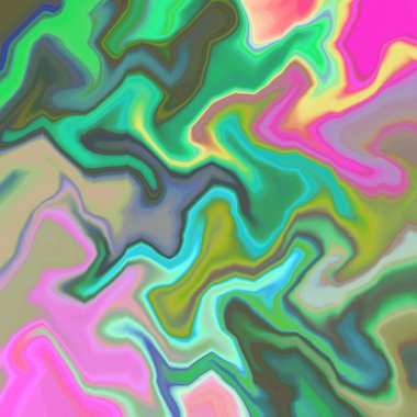 soyut renkli neon dalga görüntüsü