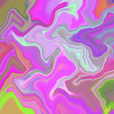 Yağlı boya çizgileri olan sıvı soyut arkaplan