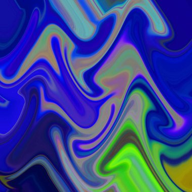 Yağlı boya çizgileri olan sıvı soyut arkaplan