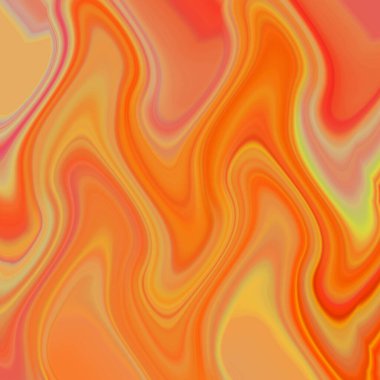 Soyut arkaplan. Renkli dalgalı tasarım duvar kağıdı. yaratıcı grafik 2d çizim. Dinamik şekilli modaya uygun sıvı örtüsü.