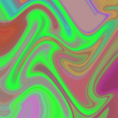 yağlı boya çizgileri ile mermer ve sıvı soyut arka plan