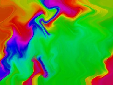 Soyut dijital resim. Renkli eklenti sanatı. fraktal doku