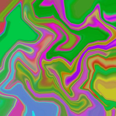 Yağlı boya çizgileri olan sıvı soyut arkaplan