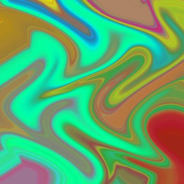 yağlı boya çizgileri ile mermer ve sıvı soyut arka plan