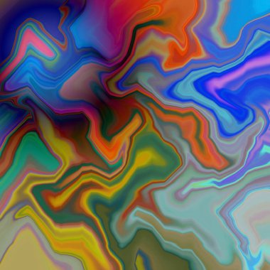 renkli arka plan dalgalar ile