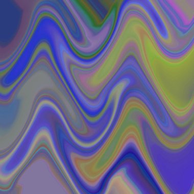 kıvrımlı şekillerin renkli psikedelik soyut arka planı