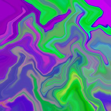 Yağlı boya çizgileri olan sıvı soyut arkaplan