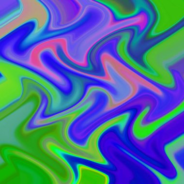 Yağlı boya çizgileri olan sıvı soyut arkaplan