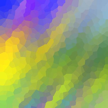 Renkli bir arkaplan. Soyut çokgen mozaiği. Geometrik şekiller