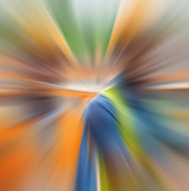 Soyut renkli hızlı hareket kavramı bulanık arkaplan