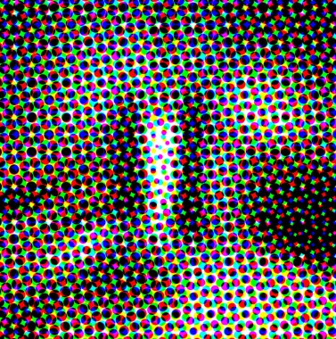 Renkli mozaik desen. Geometrik desenli vektör çizimi