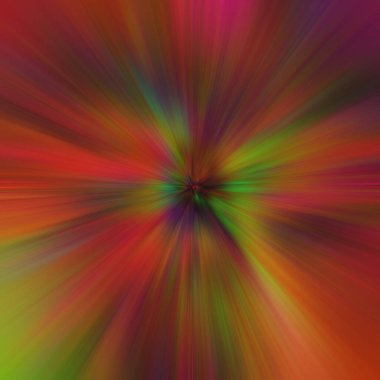 Renkli Işık İzleri, Perspektif Uzun Mesafe Hareketi Bulanık Efekti.