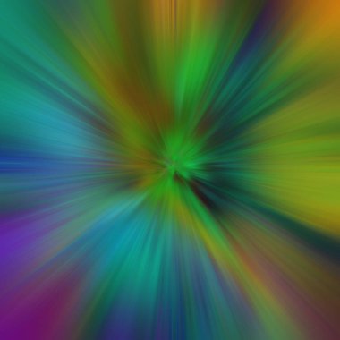 Renkli Işık İzleri, Perspektif Uzun Mesafe Hareketi Bulanık Efekti.