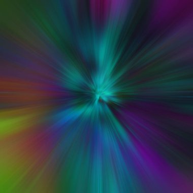 Renkli Işık İzleri, Perspektif Uzun Mesafe Hareketi Bulanık Efekti.