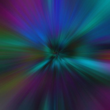 Renkli Işık İzleri, Perspektif Uzun Mesafe Hareketi Bulanık Efekti.