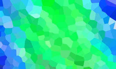 açık yeşil, mavi vektör soyut çokgen arkaplan.