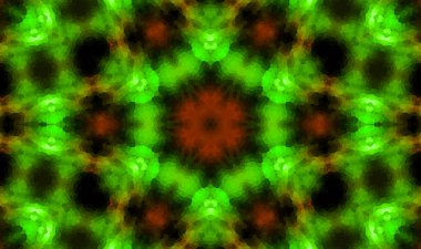 Kuzey ışıkları ya da gökyüzündeki Aurora borealis.