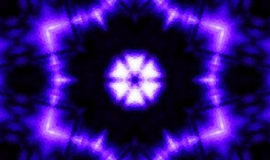 Kuzey ışıkları ya da gökyüzündeki Aurora borealis.