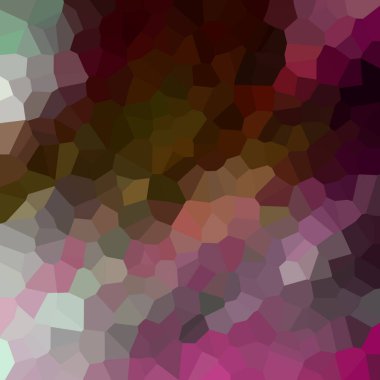 Değişik renklerde renkli mozaik