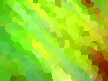 soyut geometrik şekillerin yeşil arkaplanı, vektör illüstrasyonu