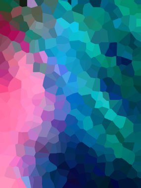 Soyut geometrik mozaik zemin. Renkli üçgen mozaiği. vektör arkaplanı