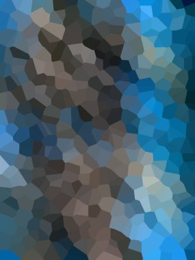 Değişik taşların renkli mozaiği