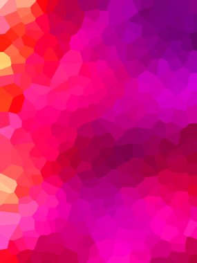 Üçgenin renkli mozaik arkaplanı