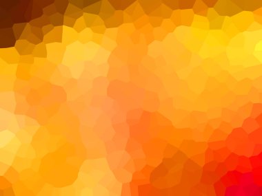 soyut vektör boyalı - cam mozaik arkaplan - turuncu sarı ve kahverengi