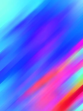 Güzellik renklerinde bulanık ışık çizgileri.
