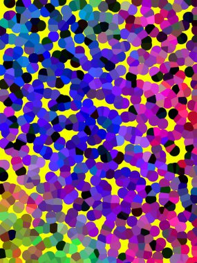 Değişik renklerde renkli mozaik