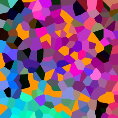 farklı geometrik elementlere sahip soyut renkli mozaik arkaplan