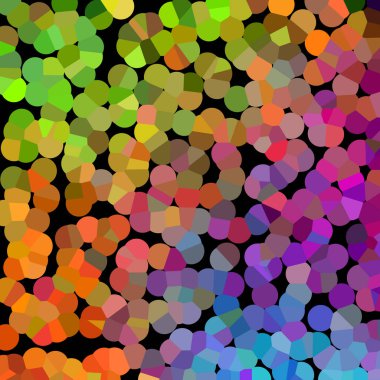 Bokeh ile soyut renkli arkaplan