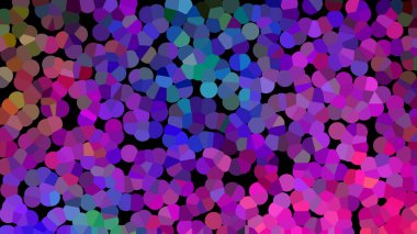 Soyut geometriğin renkli deseni